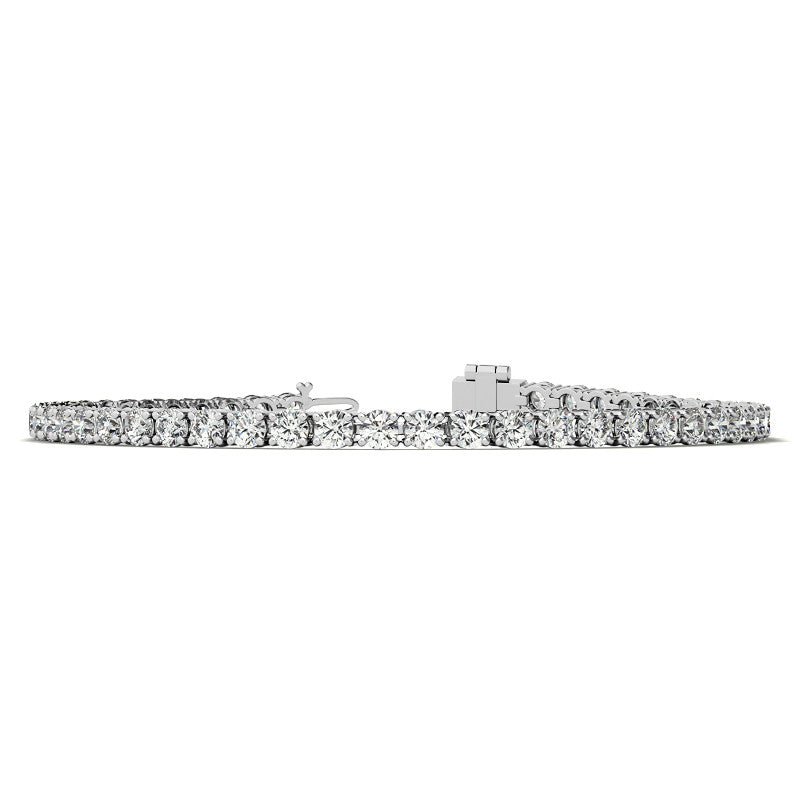8 1/2 Carat Diamond Tennis Bracelet in 14kt White or Yellow Gold