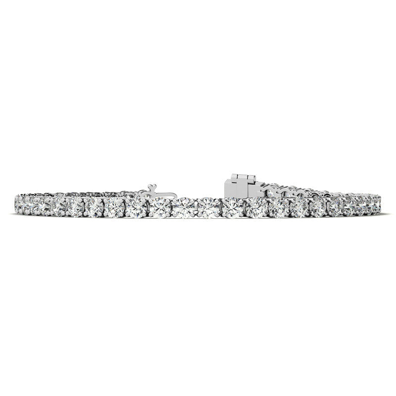 6 1/2 Carat Diamond Tennis Bracelet in 14kt White or Yellow Gold