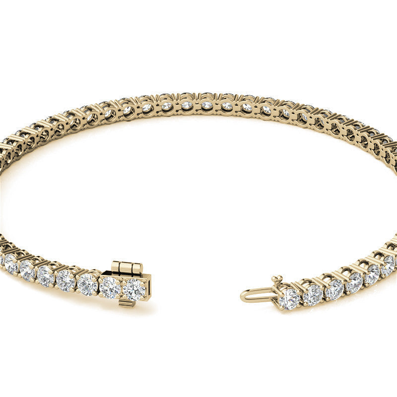 12 Carat Diamond Tennis Bracelet 14kt White or Yellow Gold
