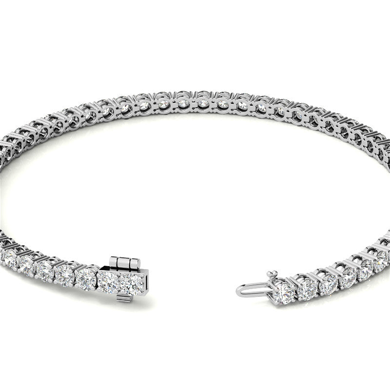 12 Carat Diamond Tennis Bracelet 14kt White or Yellow Gold