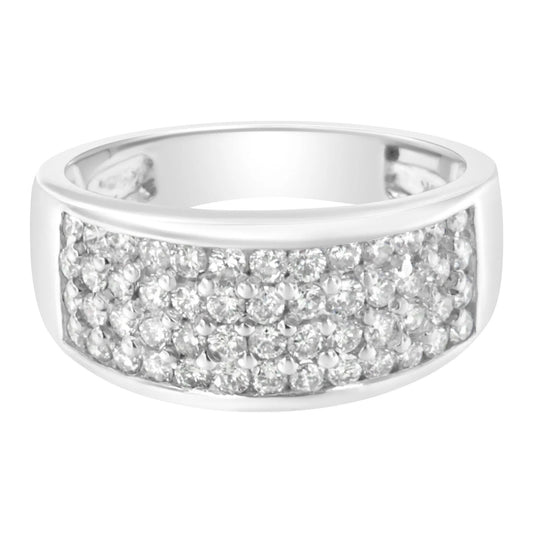 1 Carat Round-Cut Diamond Ring in 14K White Gold