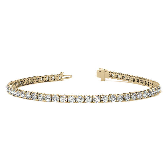12 Carat Diamond Tennis Bracelet 14kt White or Yellow Gold