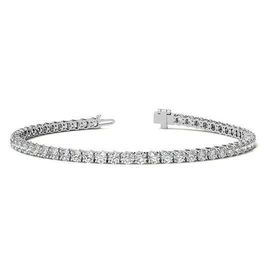 4 Carat Diamond Tennis Bracelet 14K Yellow or White Gold